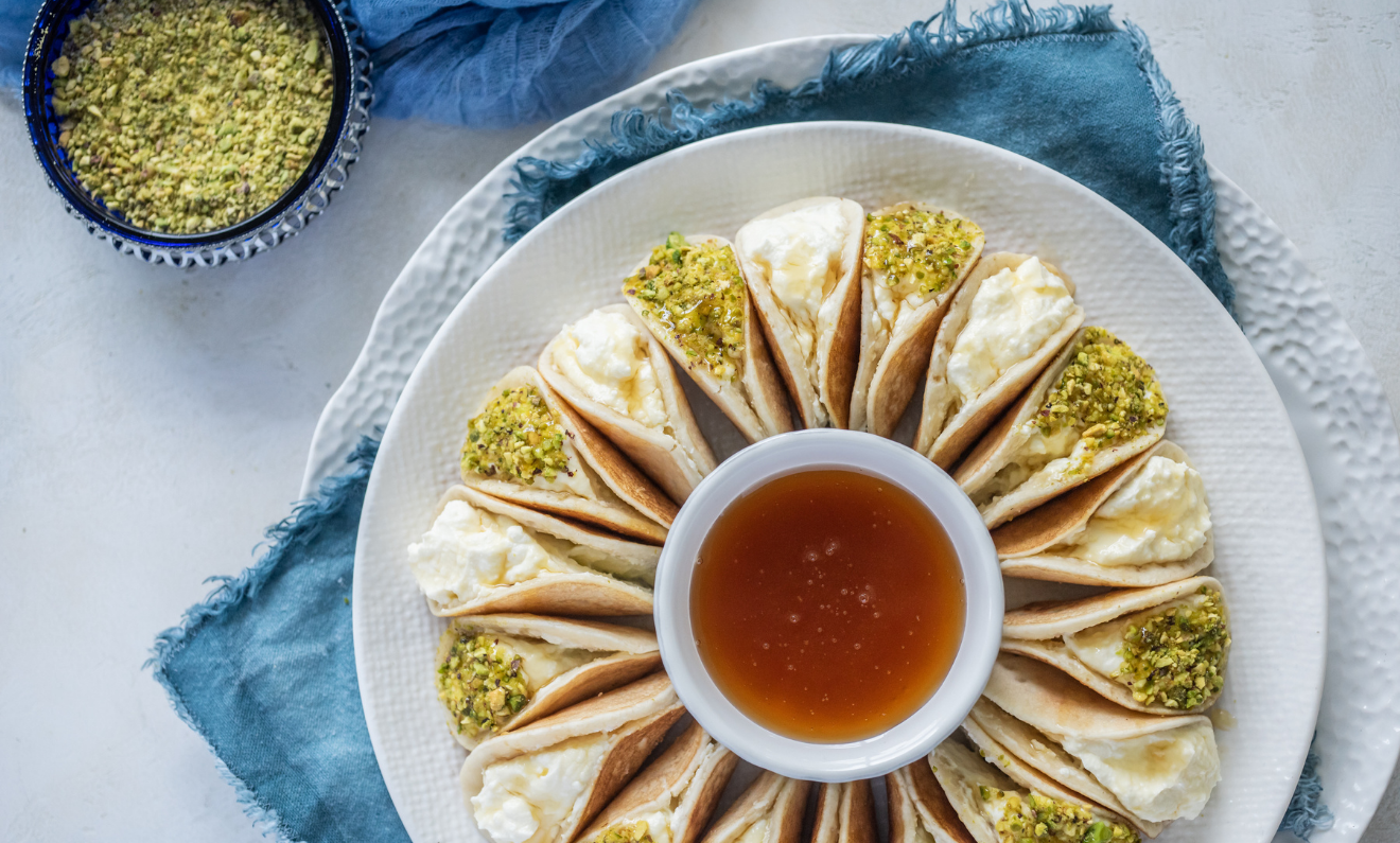 Manuka Honey and Ricotta Filled Pancakes Capilano Honey