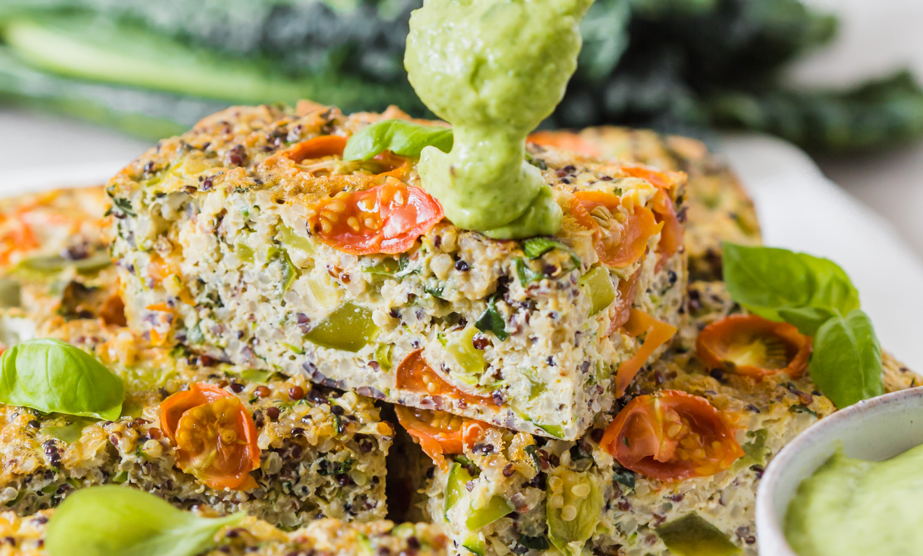 Quinoa Veggie Slice | Capilano Honey