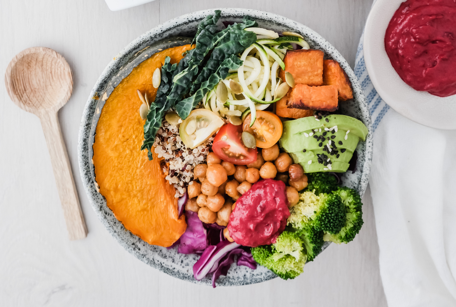 Superfood Rainbow Bowl with Manuka Magic Dressing | Capilano Honey