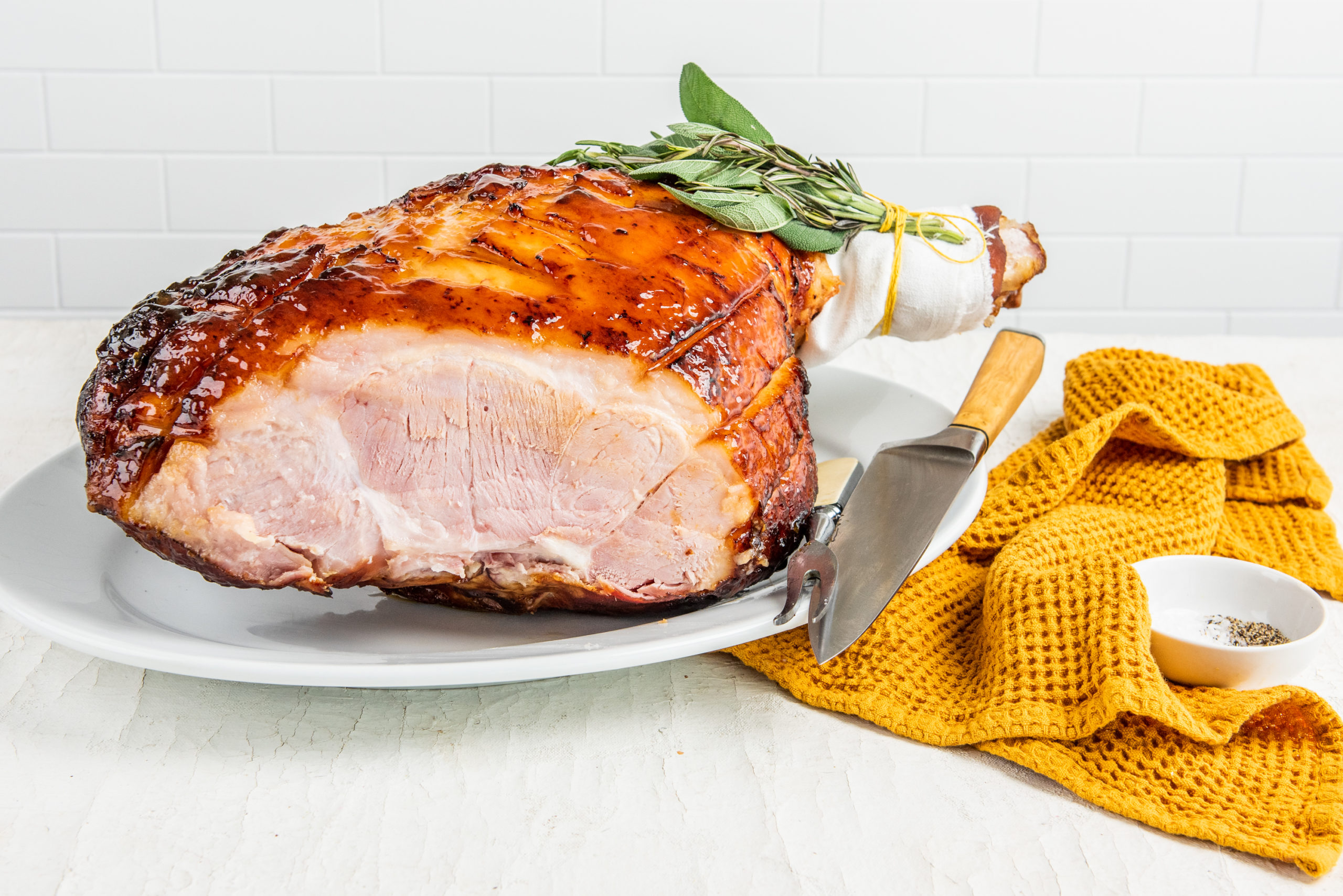Apple Cider Glazed Xmas Ham Capilano Honey