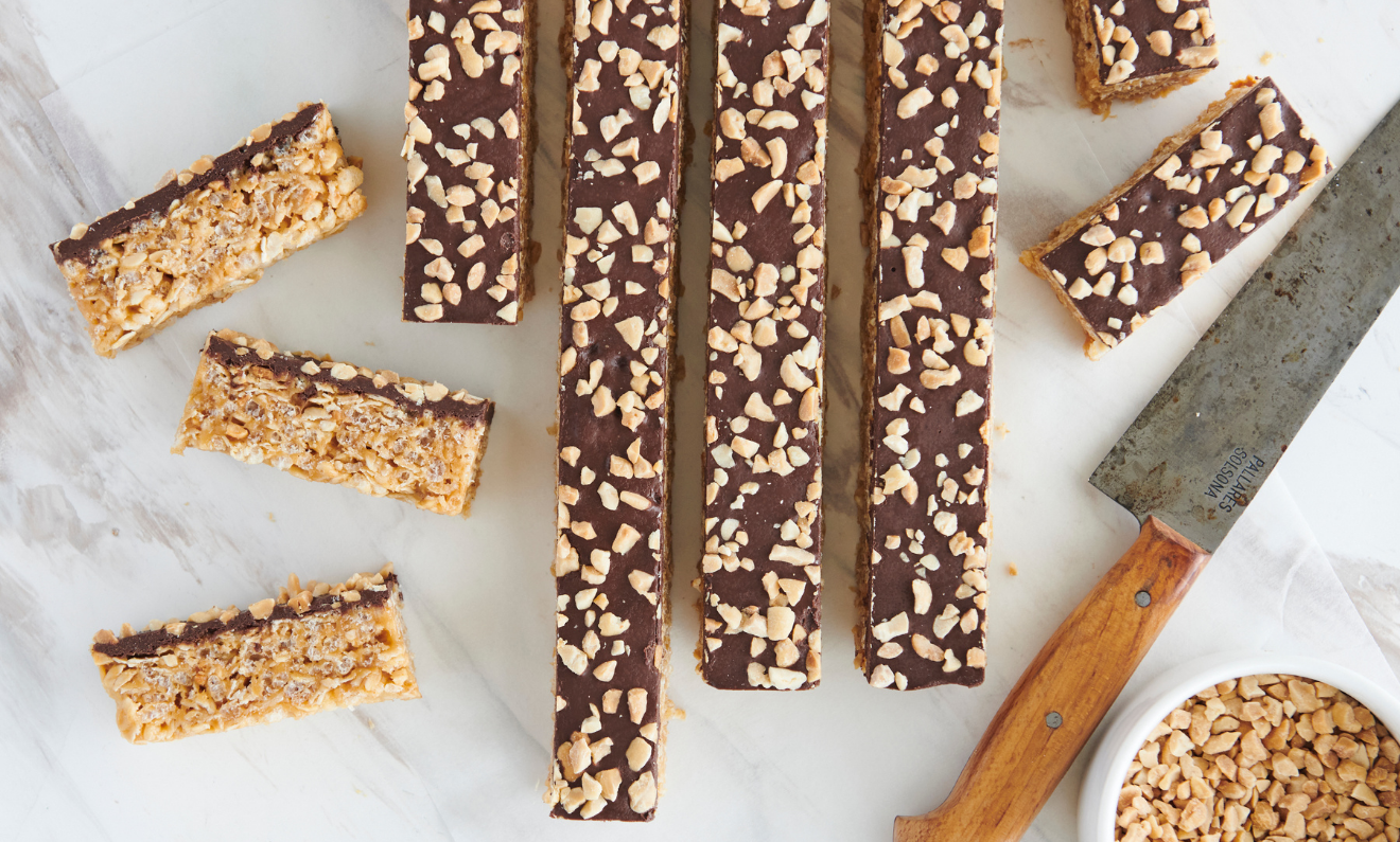 Peanut Butter and Honey Slice | Capilano Honey