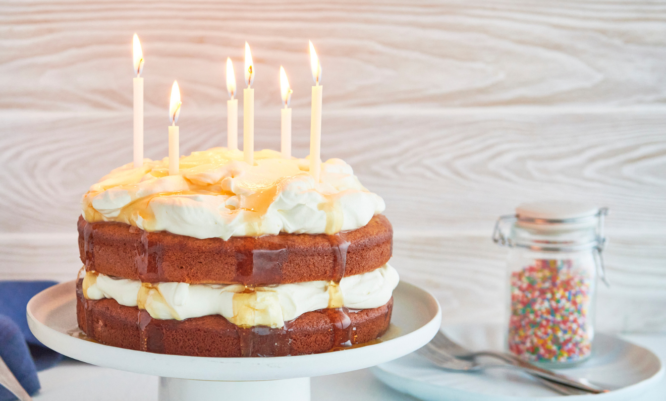 Fluffy Capilano Honey Birthday Cake | Capilano Honey