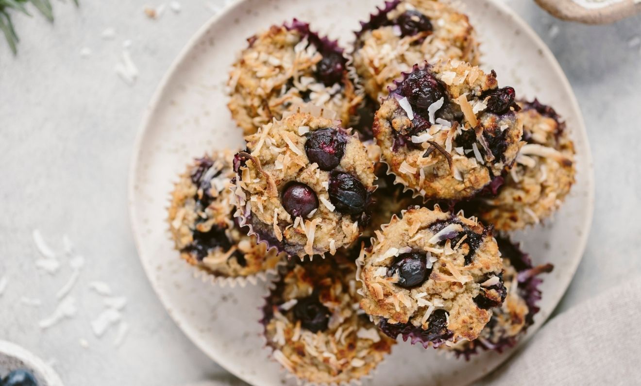 Grain Free Blueberry Zucchini Muffins | Capilano Honey