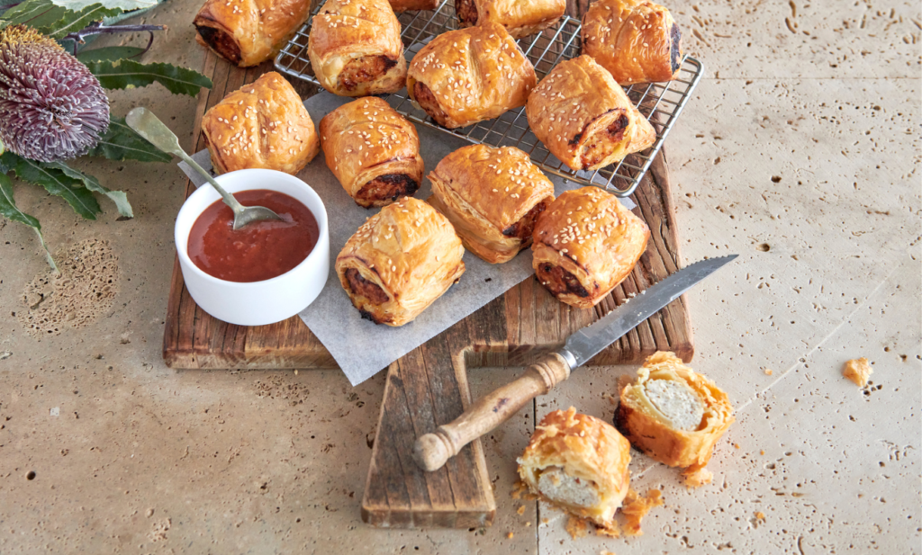 Honey Mustard Sausage Rolls Capilano Honey