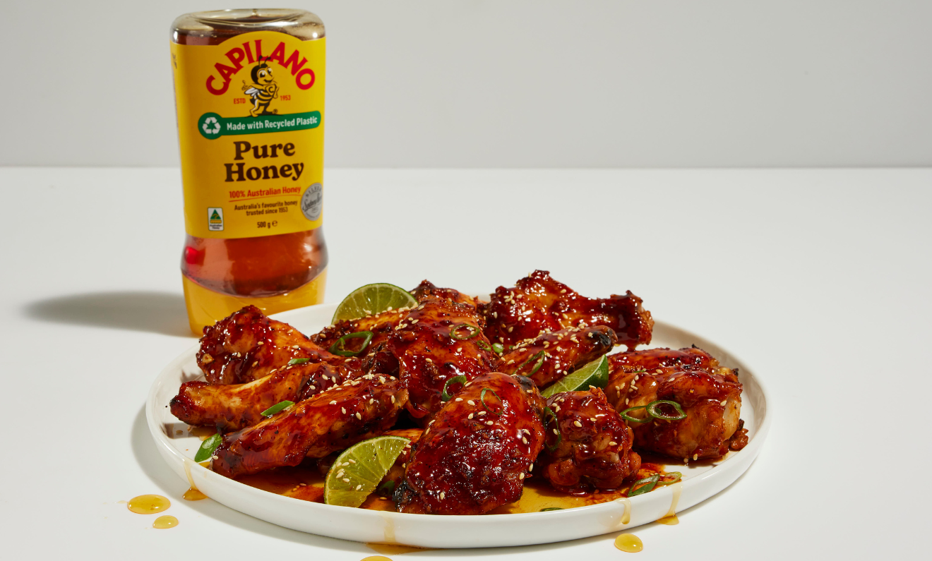 Sticky Honey Soy Chicken Wings | Capilano Honey