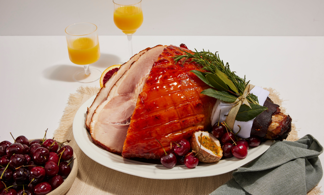 Easy Peach and Honey Glazed Ham | Capilano Honey