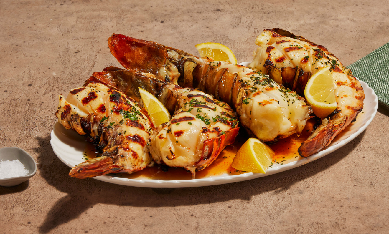 Hot Honey Compound Butter BBQ Lobster Tails | Capilano Honey